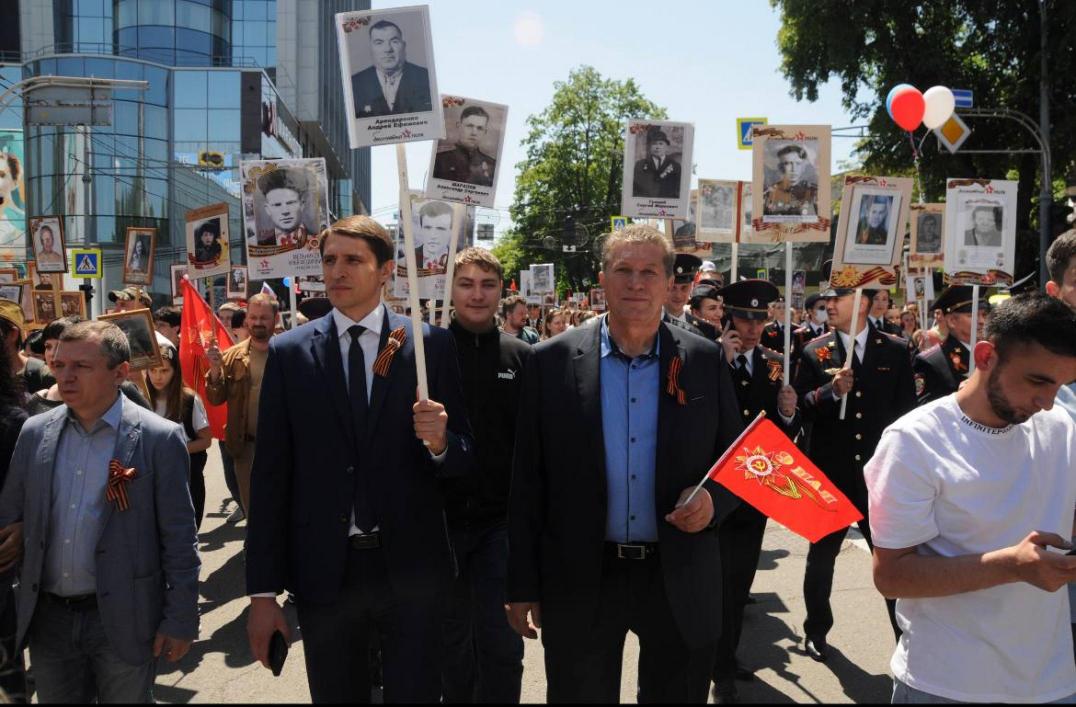 В Краснодаре прошли торжества в честь 77-й годовщины Победы