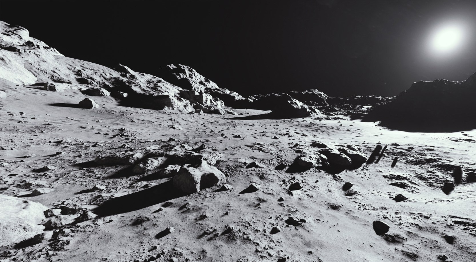 Стоя на поверхности луны. Поверхность Луны ландшафт. Освещенная поверхность Луны. Лунный пейзаж. Лунный ландшафт.