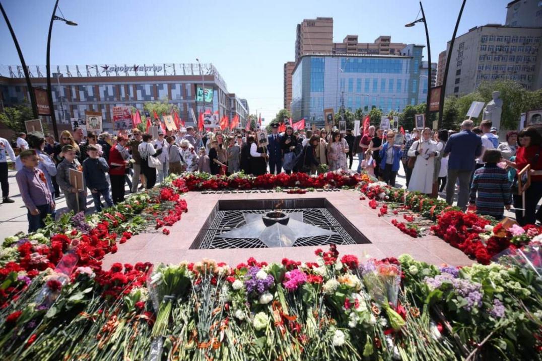 "Бессмертный полк" и Парад Победы в Краснодаре: кадры празднования Дня Победы в кубанской столице