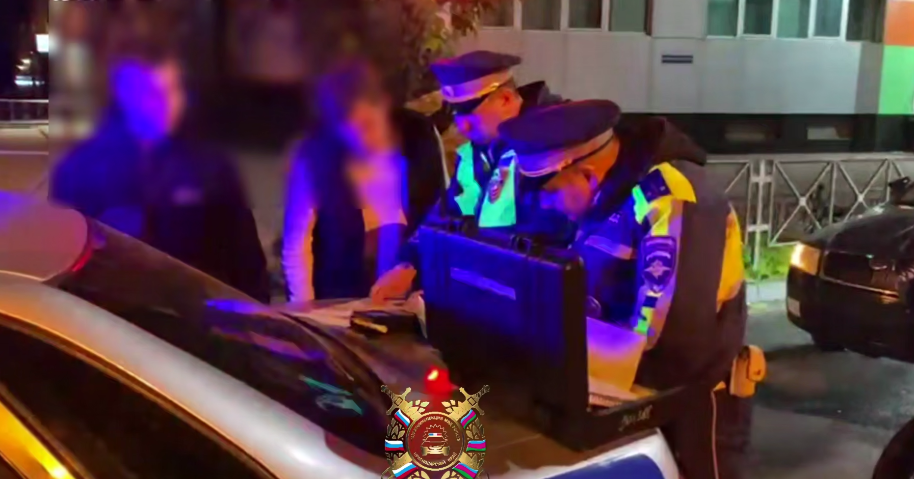Стоп-кадр из видео ГАИ