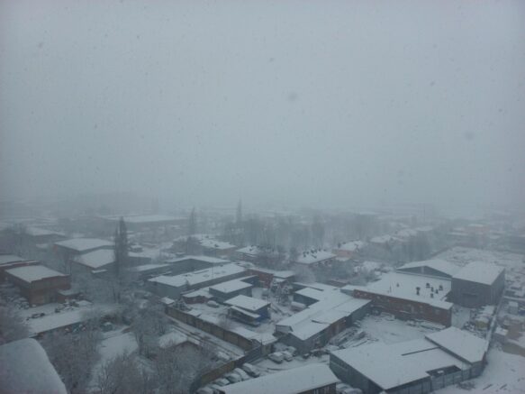 Краснодар застыл в восторге от зимней сказки